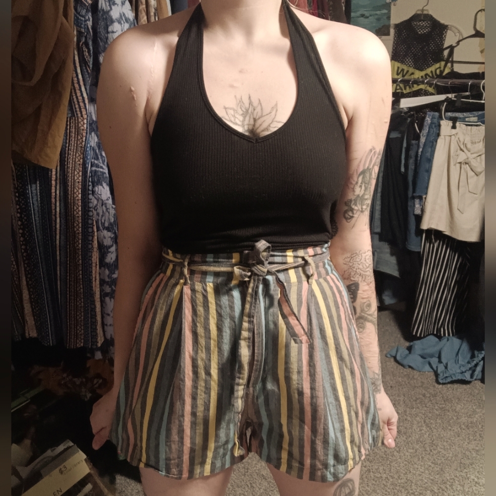 Forever 21 Striped tie shorts!
